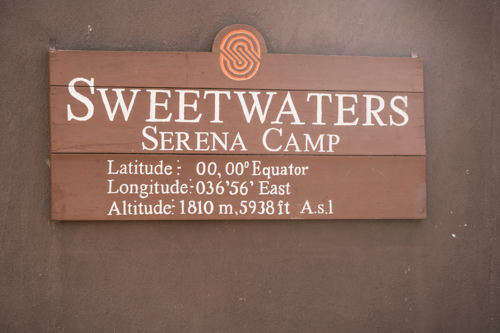 an image of a sign board of the sweetwaters serena camp - Capturekenya.com 