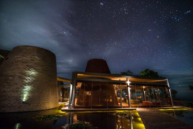 A picture of angama mara guest area by night - Capturekenya.com